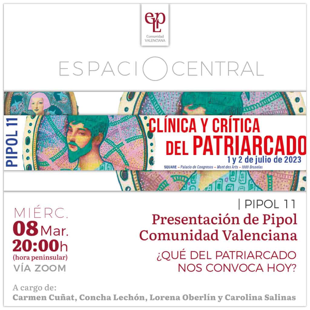 Sesiones preparatorias, PIPOL. Marzo 2023. Espacio Central - Comunidad Valenciana de la ELP