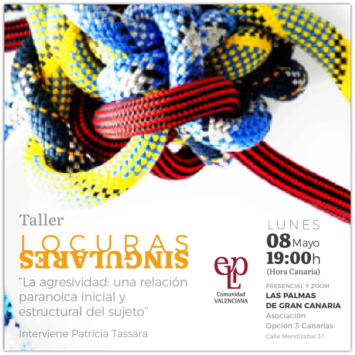Taller Locuras Singulares, sesión de mayo. Espacio Clínico - ELP Comunidad Valenciana